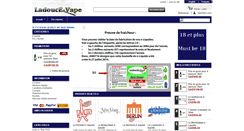 Desktop Screenshot of ladoucevape.com